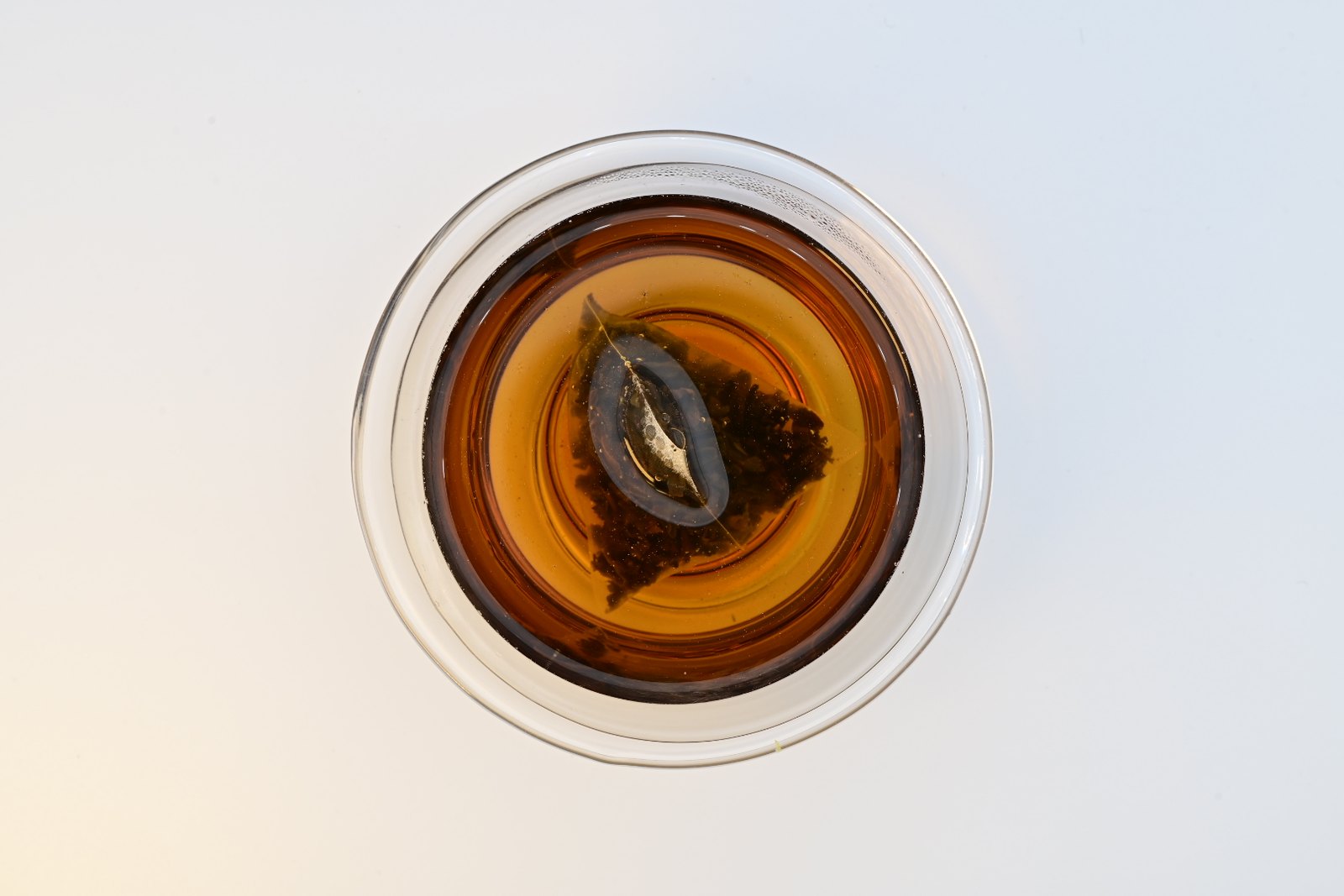 Anxi Roasted Oolong brewing in the cup